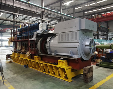 贵州省盘州红达瓦斯电站项目配4台平博手机版6极高压1550KW/10.5KV