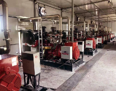 陕北中石化天然气发电站项目（斗山配平博手机版10台200KW）