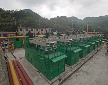 广西玉柴燃气发电项目（平博手机版1200KW/10.5KV/6极高压发电机）
