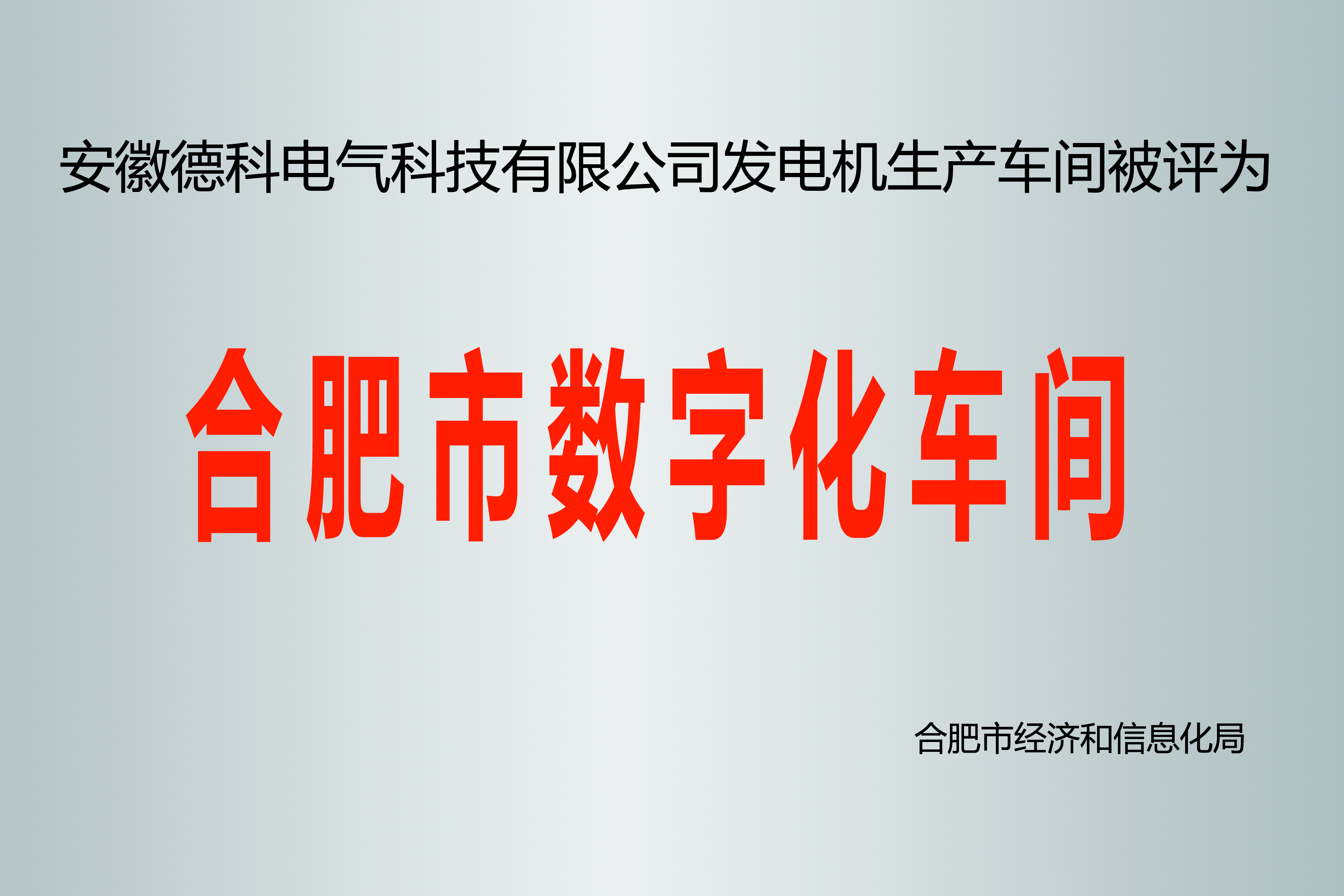 合肥市数字化车间